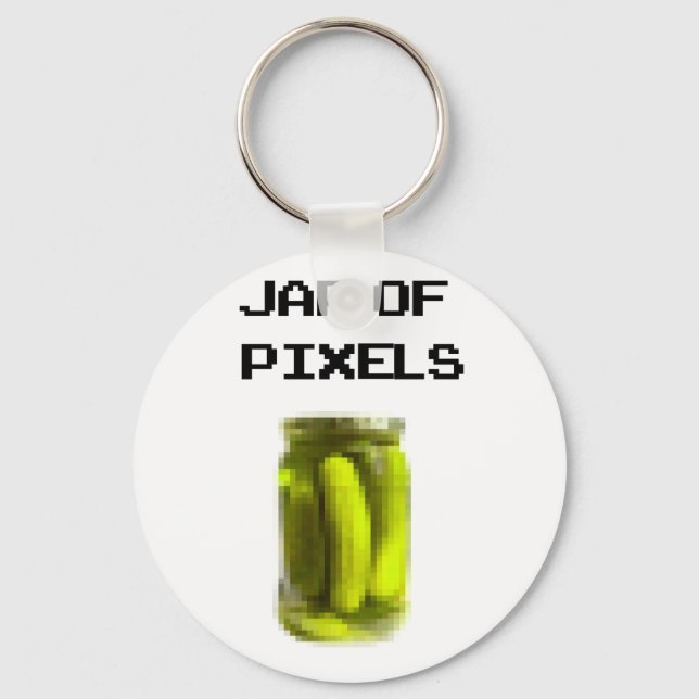 Chaveiro Jar de pixels (Frente)