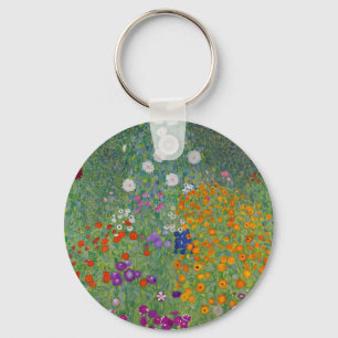 Chaveiro Jardim camponês, Pintura a óleo, Gustav Klimt