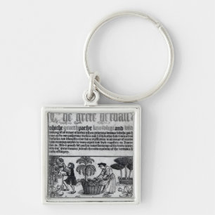 Chaveiro Jardim de erva medieval