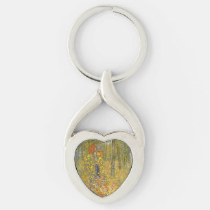 Chaveiro Jardim de Fazenda Gustav Klimt com Crucifix