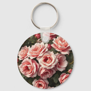 Chaveiro Jardim de Rosas Rosa Mal-humorado Padrão