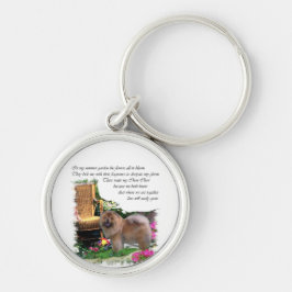 Chaveiro Jardim de Verão Chow Chow