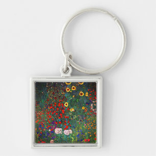 Chaveiro Jardim Flor Gustav Klimt
