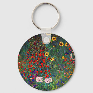 Chaveiro Jardim Flor Gustav Klimt