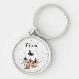 Chaveiro jardim floral