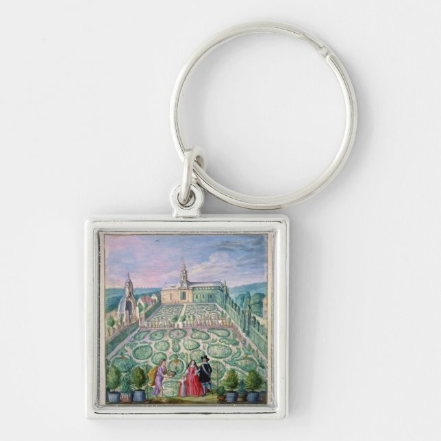 Chaveiro Jardim holandês, 1650 (w/c no papel) (Frente)
