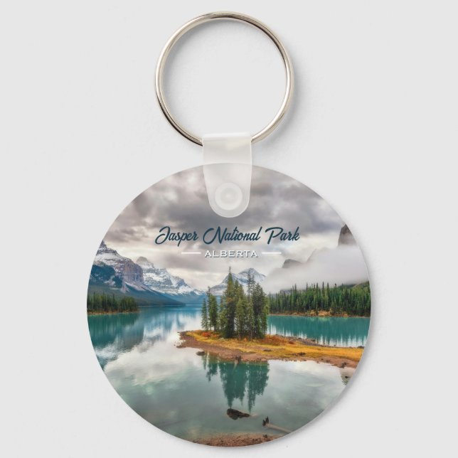 Chaveiro Jasper National Park Banff Canadá Souvenir (Frente)