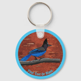 Chaveiro Jay On Inner Birch Latido de Steller