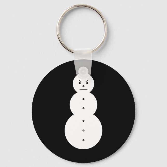 Chaveiro Jeezy Snowman - Hiphop Angry Snowman Jeezy Christm (Frente)