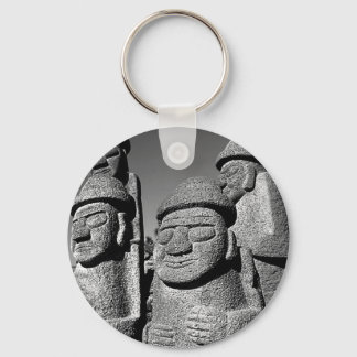 Chaveiro Jeju Stone Avô Estatutário Harubang BW