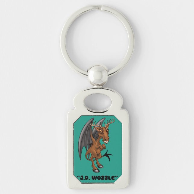 Chaveiro Jérsei Diabo. Wozzle" Cryptid (Frente)