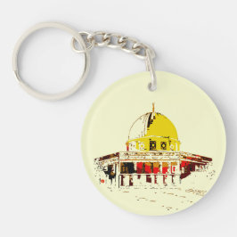 Chaveiro Jerusalém carregar com você: Domo da Viagem de Roc