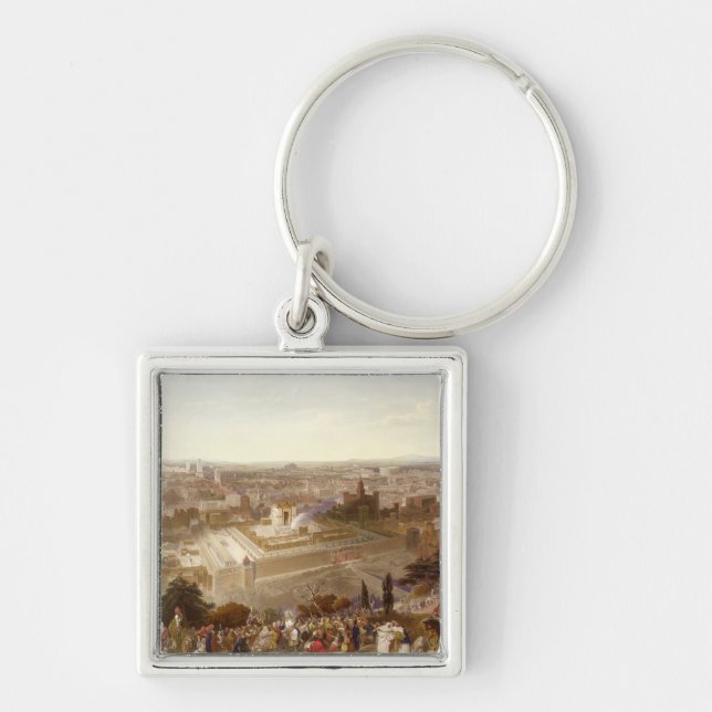Chaveiro Jerusalem em sua grandiosidade, gravada por (Frente)