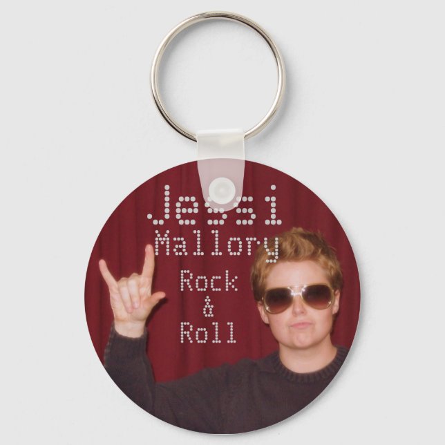 Chaveiro Jessi Mallory Rock & Roll Key Chain (Frente)
