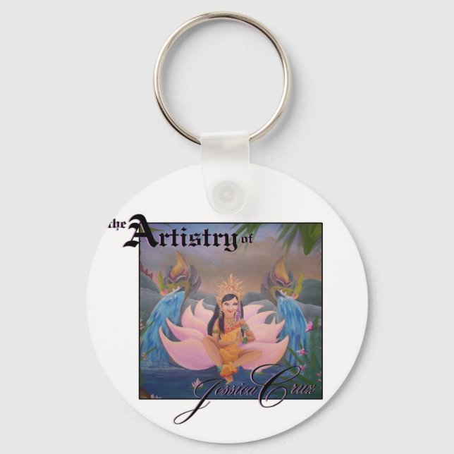 Chaveiro Jessica Cruz Ankgor Wat Beauty Logo Keychain (Frente)