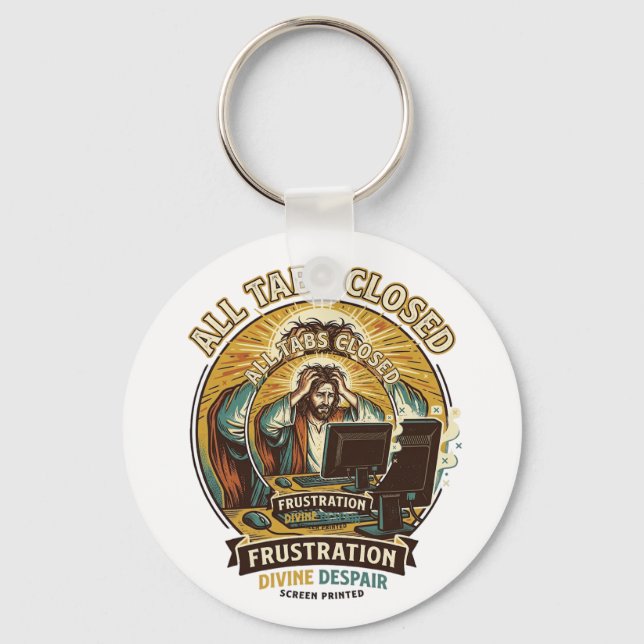 Chaveiro Jesus Acidentalmente Fechou Todas as Abas do Naveg (Frente)