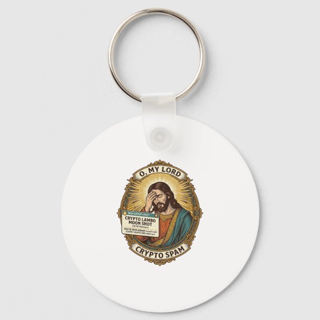 Chaveiro Jesus Adicionou Spam Crypto Grupo de Chat Irritaçã (Frente)