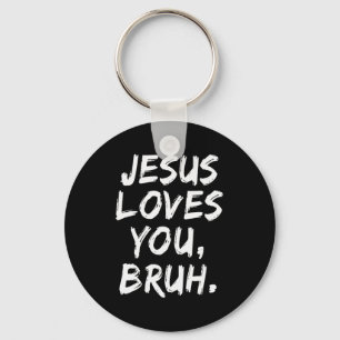Chaveiro Jesus Ama Você Bruh Cristão Crente Fé Deus