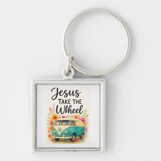 Chaveiro Jesus assuma o volante (Frente)