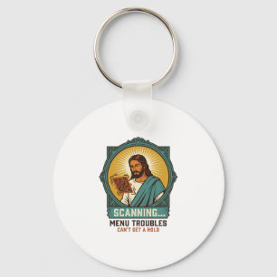 Chaveiro Jesus Código QR Borroso Não Funciona Menu Humor Té
