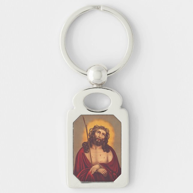 Chaveiro Jesus Coroado de Espinhos Arte Dolorosa (Frente)