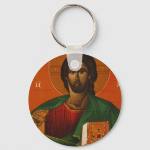 CHAVEIRO JESUS CRISTO ORTODOXO GREGO DO ÍCONE