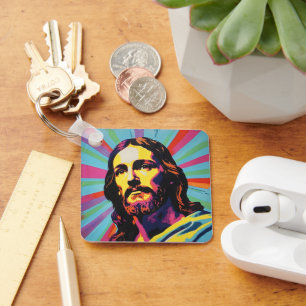 Chaveiro Jesus Cristo Pop Art