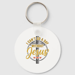 Chaveiro Jesus Cruz Tipografia Cristã Camisa Design_1