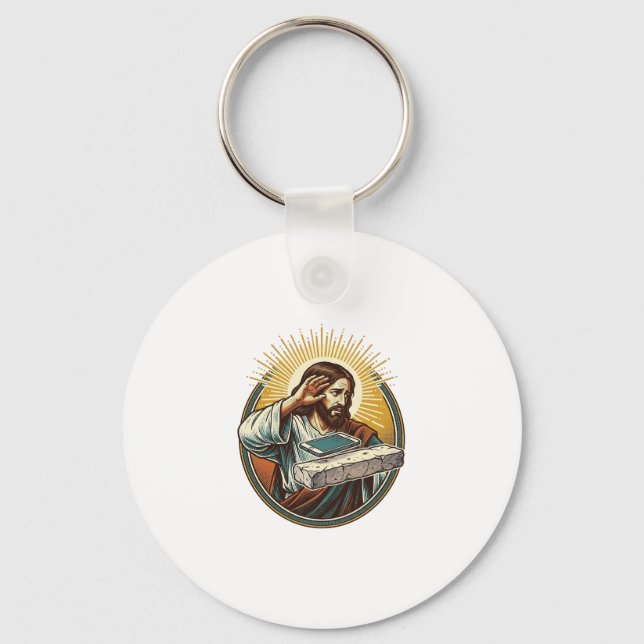Chaveiro Jesus Derrubou o Telefone no Concreto e Entrou em  (Frente)