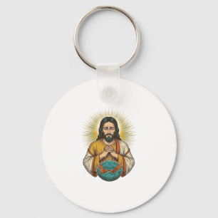 Chaveiro Jesus desapontado Bola de Exercício Murcha Falha n