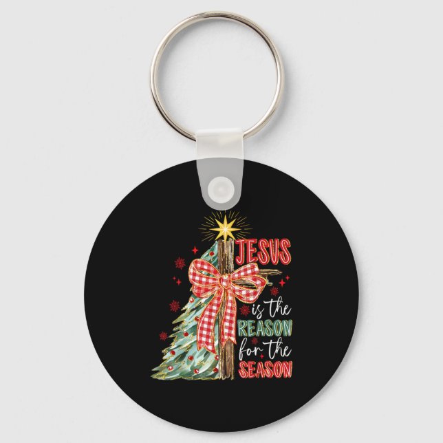 Chaveiro Jesus É A Razão Da Temporada De Natal Xmas  (Frente)