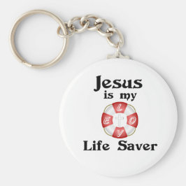 Chaveiro Jesus é meu salva-vidas