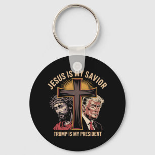 Chaveiro Jesus é meu salvador é meu presidente bíblico