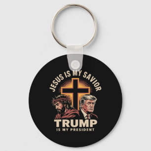 Chaveiro Jesus é meu salvador é meu presidente religioso