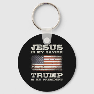 Chaveiro Jesus é meu salvador, Trump é meu presidente