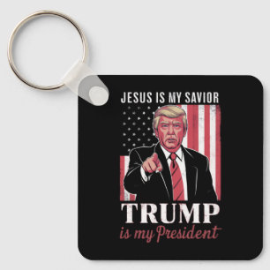 Chaveiro Jesus É Meu Salvador Trump É Meu Presidente Eleiçã