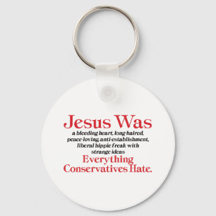 Chaveiro Jesus Era um Liberal de Coração Sangrando - Anti G
