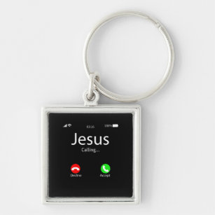 Chaveiro Jesus Está Chamando Cristão