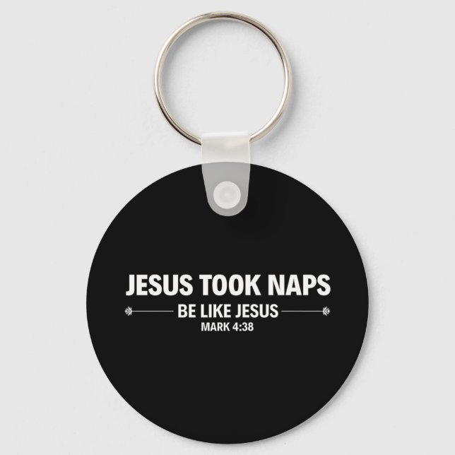 Chaveiro Jesus fez soneca ser como Jesus Premium. (Frente)