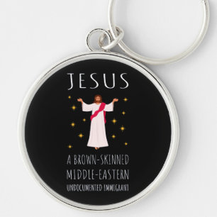 Chaveiro Jesus Imigrante Indocumentado de Pele Morena I