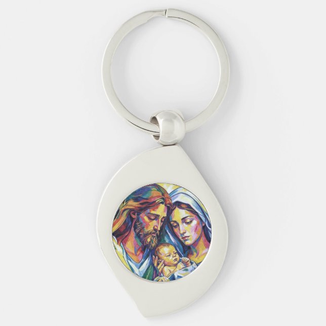 Chaveiro Jésus Marie et Joseph (Frente)