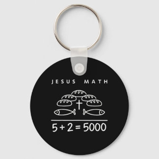 Chaveiro Jesus Matemática 2 Peixes 5 Pães Alimenta Os 5000 