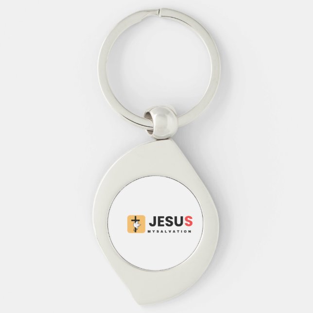 Chaveiro Jesus Minha Salvação (Frente)