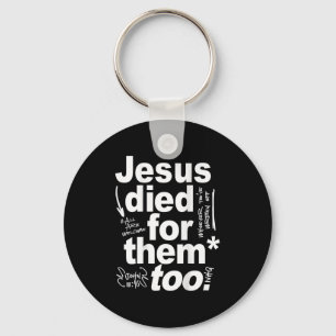 Chaveiro Jesus Morreu Por Eles Também - Amantes de Jesus Ci