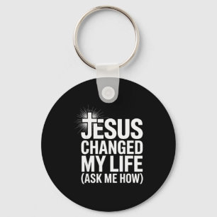 Chaveiro Jesus Mudou Minha Vida Pergunte Como Cristão _1