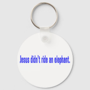 Chaveiro Jesus Não Andou de Elefante Adesivo