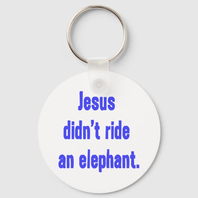 Chaveiro Jesus Não Montou Elefante (Frente)