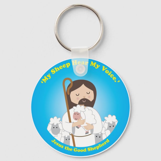 Chaveiro Jesus, o Bom Pastor (Frente)