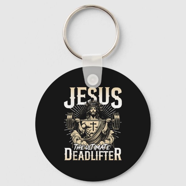 Chaveiro Jesus, o Cobrir da Bomba Cristã de Gym (Frente)
