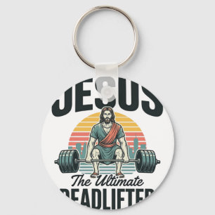 Chaveiro Jesus O Levantador de Peso Defunto Definitivo Vint